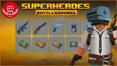 Superheroes Battlegrounds - Pixel battle royale截图3