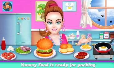 Lunch Food maker Sandwich Cooking games截图3