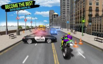 Superhero Stunts Bike Racing截图4