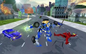 Ultimate Wild Lion Robot Transform Car City War截图5