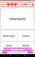 US states quiz – 50 states, capitals and flags截图3