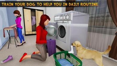 Family Pet Dog Home Adventure Game截图3