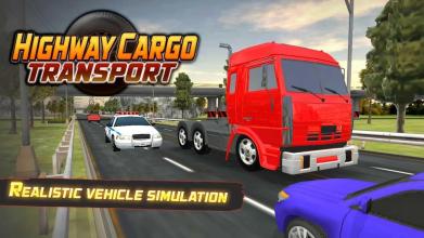 Highway Cargo Truck Transport Simulator截图4