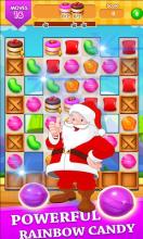 Sweet Candy Santa - Match 3 Puzzle Free Games截图2