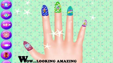 Nail Art Salon Nail Polish Game截图2