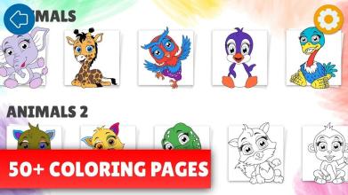 Coloring for kids - 50+ pages to color截图4