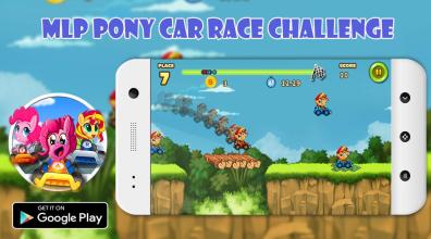 Crazy Pony Race Car horses game截图1