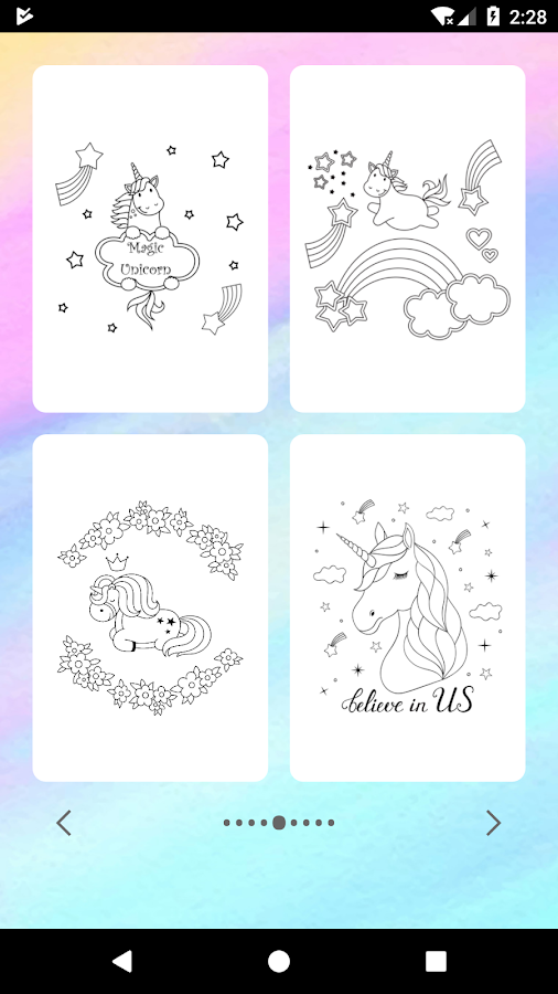 Unicorn Coloring Book截图3