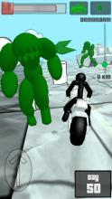 Stickman Zombie: Motorcycle Racing截图1