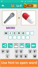 2 Pics 1 word: Word finder, Word Game - Brain Game截图2