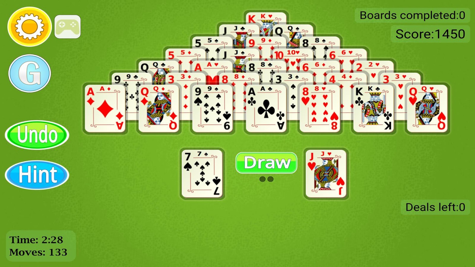 Pyramid Solitaire Mobile截图2