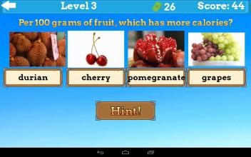 Fruit Nutrition Quiz截图4