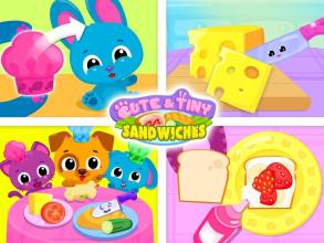 Cute & Tiny Sandwiches - Quick Lunch For Baby Pets截图1