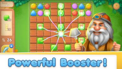 Gem Crush - The brightest game 3 puzzle!截图2