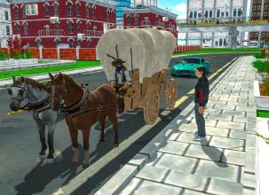 Cowboy Horse Carriage Human Transport截图4