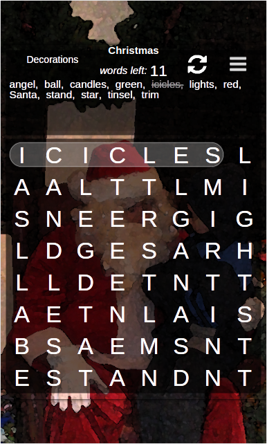 Holiday Word Search Puzzles截图4