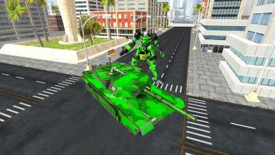 Futuristic Robot Transform Tank Game截图1