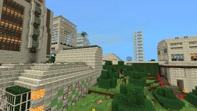 Amazing Big Craft: Modern White City Creation Map截图1