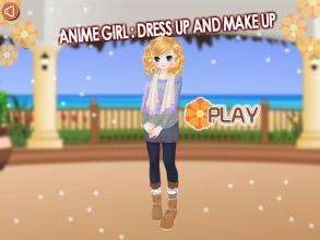 Anime girl : dress up and makeup game截图3