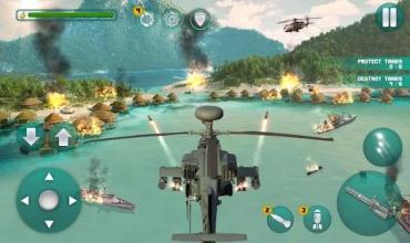 Gunship Helicopter Battle Field截图4