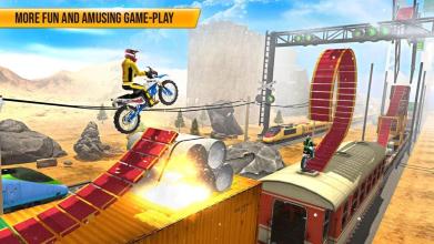 Subway Train  Bike Stunts截图3