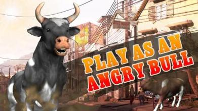 Angry Bull Attack Shooting截图2