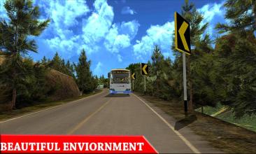 Modern Mountain Bus Driver : Uphill Coach Driving截图2