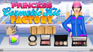 Princess Cosmetic Kit Factory Makeup Maker Game截图5