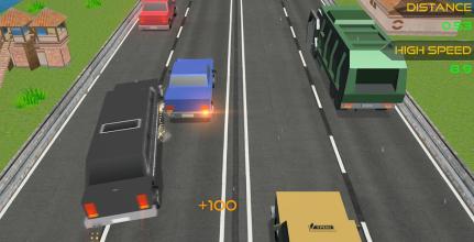 Blocky Cars Rush Drive截图2