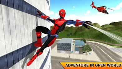 Flying Superhero Iron Spider hero Mission截图5