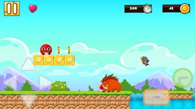 jungle red ball : adventure game截图1