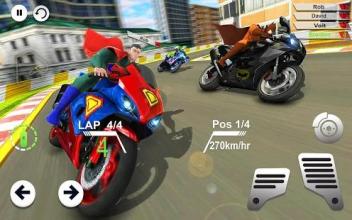 Infinity Superhero Moto GTR Stunt Racing 2018截图5