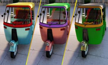 City Auto Rickshaw Tuk Tuk Taxi Driver截图5