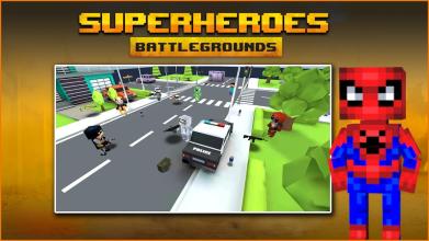 Superheroes Battlegrounds - Pixel battle royale截图2