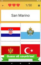 Europe Countries Flags and Capitals quiz截图4