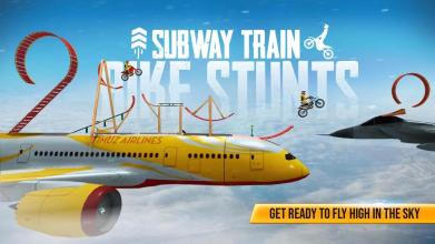 Subway Train  Bike Stunts截图1