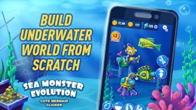 Sea Monster Evolution: Cute Mermaid Clicker截图1