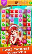 Sweet Candy Santa - Match 3 Puzzle Free Games截图1