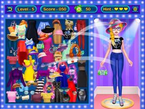 Super Star Girls Fashion Model  Dressup Game截图4