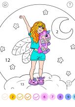 Unicorn Color by Number – Unicorn Coloring Book截图4