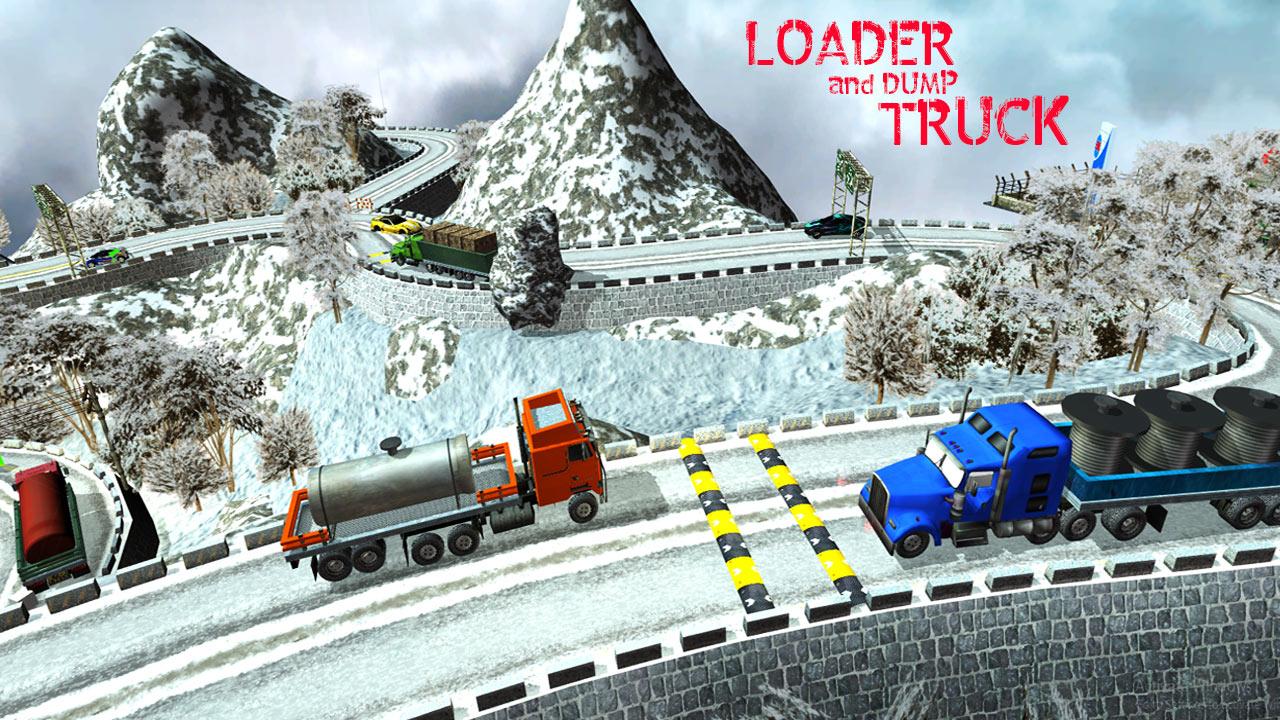 Truck Driving Uphill - Loader and Dump截图1