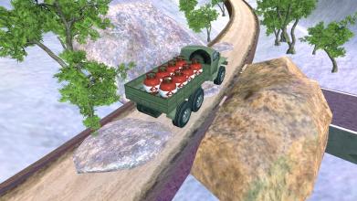 Crazy Truck Driver Offroad Mountain Hill Driving截图4