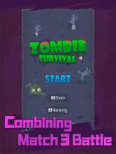 Zombie Survival Blast Match 3截图1