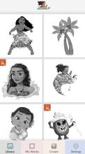 Moana Coloring Pages截图3