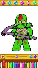 coloring ninja turtle and leggo toys截图1