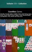 550+ Card Games Solitaire Pack截图4