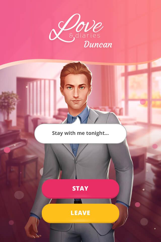 Love & Diaries : Duncan - Romance Interactive截图1