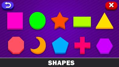 Learn ABC, Numbers, Colors and Shapes截图1