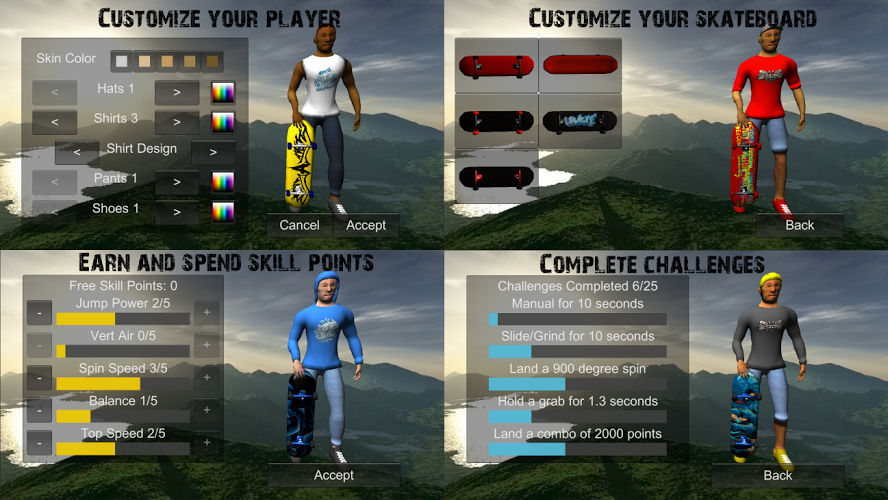 Skateboarding Extreme 3D截图5