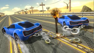 Chained Cars Impossible Stunts 3D - Car Games 2019截图3